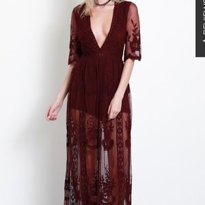 Lace Maxi Dress